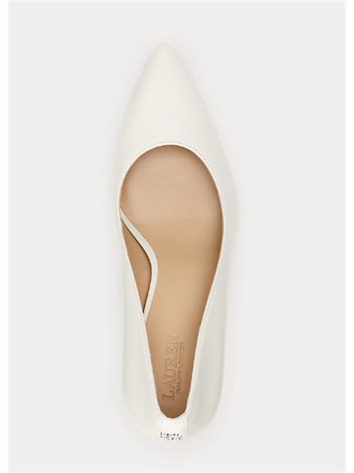 Lanette décolleté in nappa leather LAUREN RALPH LAUREN | LANETTE-PUMPS-CLOSED TOE..SOFT WHITE